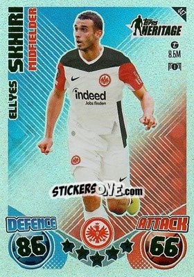 Figurina Ellyes Skhiri - Uefa Champions League & Europa League 2024-2025. Match Attax n. 447 - Topps