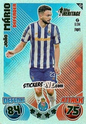 Cromo Joao Mário - Uefa Champions League & Europa League 2024-2025. Match Attax n. 458 - Topps