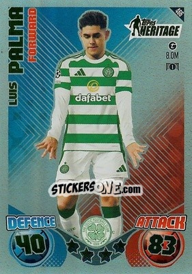 Sticker Luis Palma - Uefa Champions League & Europa League 2024-2025. Match Attax n. 466 - Topps