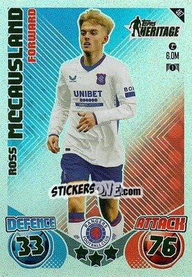 Cromo Ross McCausland - Uefa Champions League & Europa League 2024-2025. Match Attax n. 467 - Topps