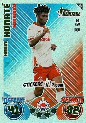 Cromo Karim Konate - Uefa Champions League & Europa League 2024-2025. Match Attax n. 468 - Topps