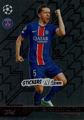 Figurina Marquinhos - Uefa Champions League & Europa League 2024-2025. Match Attax n. BE2 - Topps