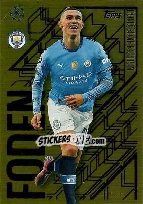 Cromo Phil Foden - Uefa Champions League & Europa League 2024-2025. Match Attax n. GE1 - Topps