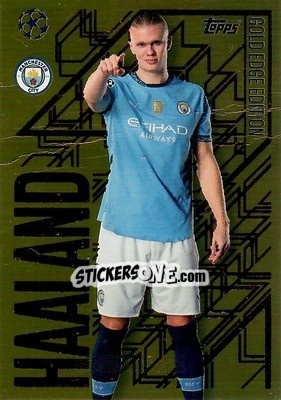 Cromo Erling Haaland - Uefa Champions League & Europa League 2024-2025. Match Attax n. GE2 - Topps