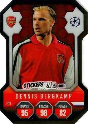 Cromo Dennis Bergkamp - Uefa Champions League & Europa League 2024-2025. Match Attax n. SH3 - Topps