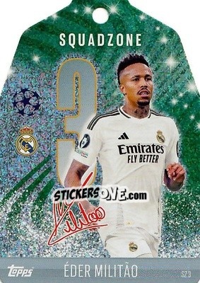 Figurina Eder Militao - Uefa Champions League & Europa League 2024-2025. Match Attax n. SZ3 - Topps