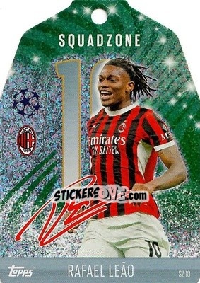 Cromo Rafael Leão - Uefa Champions League & Europa League 2024-2025. Match Attax n. SZ10 - Topps