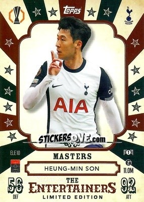 Sticker Heung-Min Son - Uefa Champions League & Europa League 2024-2025. Match Attax n. ELE10 - Topps