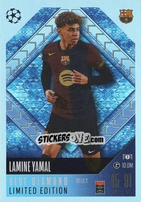 Figurina Lamine Yamal - Uefa Champions League & Europa League 2024-2025. Match Attax n. BDLE2 - Topps