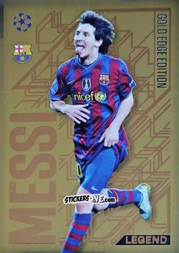 Cromo Lionel Messi - Uefa Champions League & Europa League 2024-2025. Match Attax n. GE10 - Topps