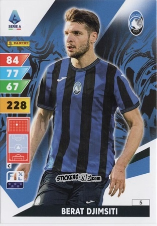Sticker Berat Djimsiti - Calciatori 2024-2025. Adrenalyn XL
 n. 5 - Panini