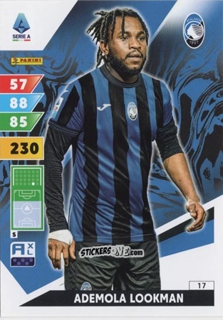 Cromo Ademola Lookman - Calciatori 2024-2025. Adrenalyn XL
 n. 17 - Panini