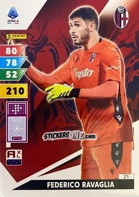 Sticker Federico Ravaglia - Calciatori 2024-2025. Adrenalyn XL
 n. 21 - Panini