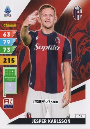 Sticker Jesper Karlsson - Calciatori 2024-2025. Adrenalyn XL
 n. 32 - Panini