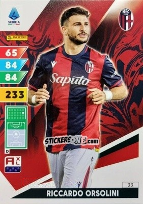 Cromo Riccardo Orsolini - Calciatori 2024-2025. Adrenalyn XL
 n. 33 - Panini