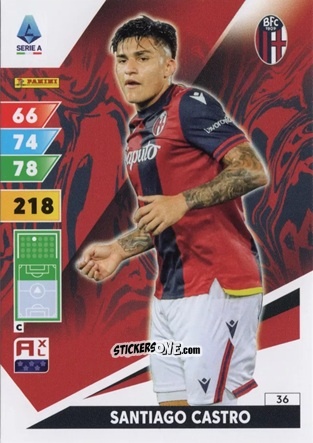 Sticker Santiago Castro - Calciatori 2024-2025. Adrenalyn XL
 n. 36 - Panini
