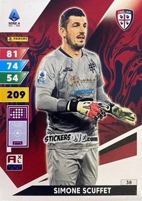 Cromo Simone Scuffet - Calciatori 2024-2025. Adrenalyn XL
 n. 38 - Panini