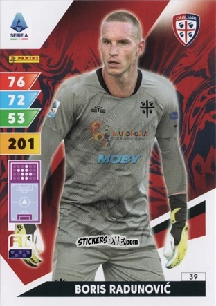 Cromo Boris Radunović - Calciatori 2024-2025. Adrenalyn XL
 n. 39 - Panini