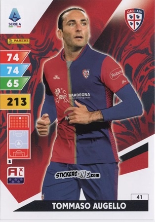 Cromo Tommaso Augello - Calciatori 2024-2025. Adrenalyn XL
 n. 41 - Panini