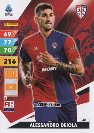 Sticker Alessandro Deiola - Calciatori 2024-2025. Adrenalyn XL
 n. 48 - Panini