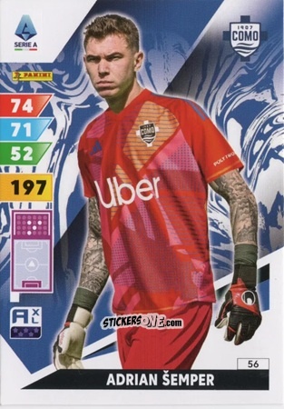 Sticker Adrian Šemper - Calciatori 2024-2025. Adrenalyn XL
 n. 56 - Panini