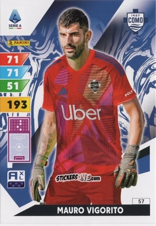 Sticker Mauro Vigorito - Calciatori 2024-2025. Adrenalyn XL
 n. 57 - Panini