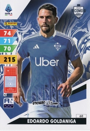 Sticker Edoardo Goldaniga - Calciatori 2024-2025. Adrenalyn XL
 n. 60 - Panini
