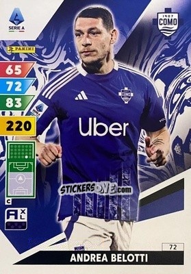 Figurina Andrea Belotti - Calciatori 2024-2025. Adrenalyn XL
 n. 72 - Panini