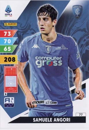 Cromo Samuele Angori - Calciatori 2024-2025. Adrenalyn XL
 n. 77 - Panini