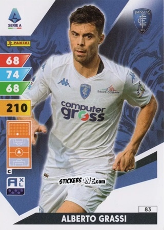 Cromo Alberto Grassi - Calciatori 2024-2025. Adrenalyn XL
 n. 83 - Panini