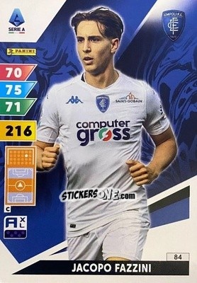 Cromo Jacopo Fazzini - Calciatori 2024-2025. Adrenalyn XL
 n. 84 - Panini