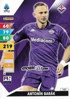 Cromo Antonín Barák - Calciatori 2024-2025. Adrenalyn XL
 n. 101 - Panini