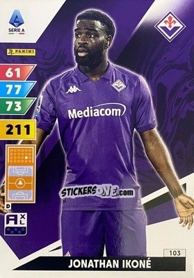 Figurina Jonathan Ikoné - Calciatori 2024-2025. Adrenalyn XL
 n. 103 - Panini