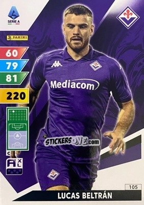 Sticker Lucas Beltrán - Calciatori 2024-2025. Adrenalyn XL
 n. 105 - Panini