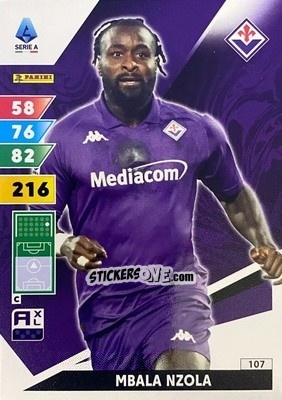 Sticker Mbala Nzola - Calciatori 2024-2025. Adrenalyn XL
 n. 107 - Panini