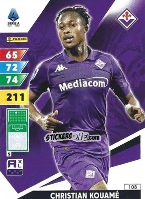 Cromo Christian Kouamé - Calciatori 2024-2025. Adrenalyn XL
 n. 108 - Panini