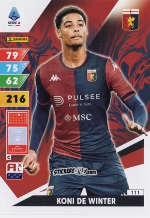 Cromo Koni De Winter - Calciatori 2024-2025. Adrenalyn XL
 n. 111 - Panini