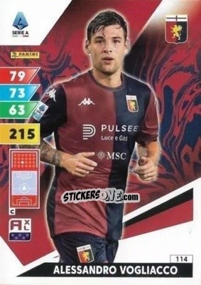 Cromo Alessandro Vogliacco - Calciatori 2024-2025. Adrenalyn XL
 n. 114 - Panini