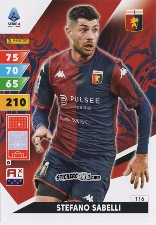 Cromo Stefano Sabelli - Calciatori 2024-2025. Adrenalyn XL
 n. 116 - Panini