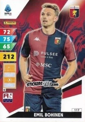 Sticker Emil Bohinen - Calciatori 2024-2025. Adrenalyn XL
 n. 117 - Panini