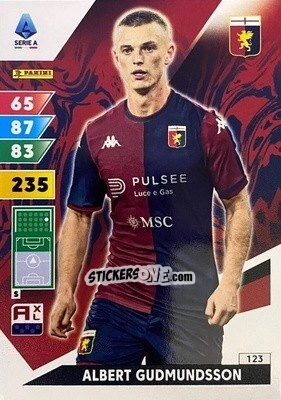 Sticker Albert Gudmundsson - Calciatori 2024-2025. Adrenalyn XL
 n. 123 - Panini