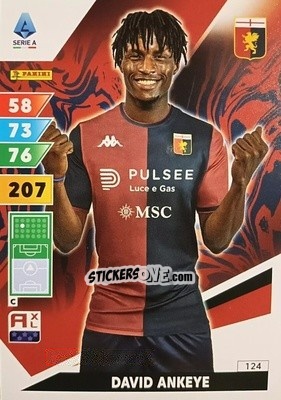 Cromo David Ankeye - Calciatori 2024-2025. Adrenalyn XL
 n. 124 - Panini