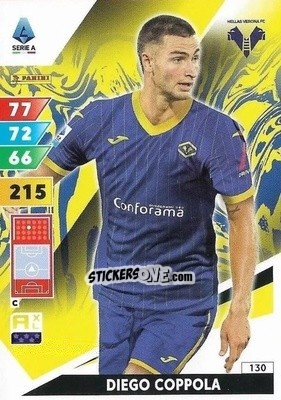 Sticker Diego Coppola - Calciatori 2024-2025. Adrenalyn XL
 n. 130 - Panini