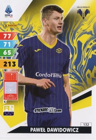 Sticker Paweł Dawidowicz - Calciatori 2024-2025. Adrenalyn XL
 n. 132 - Panini
