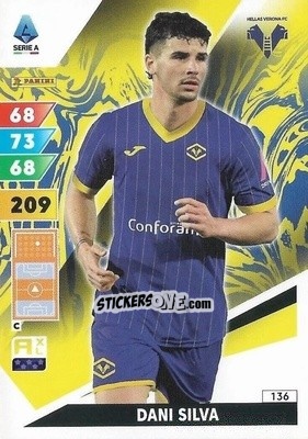 Sticker Dani Silva - Calciatori 2024-2025. Adrenalyn XL
 n. 136 - Panini