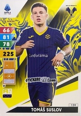 Cromo Tomáš Suslov - Calciatori 2024-2025. Adrenalyn XL
 n. 139 - Panini