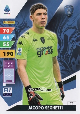 Cromo Jacopo Seghetti - Calciatori 2024-2025. Adrenalyn XL
 n. 75 - Panini
