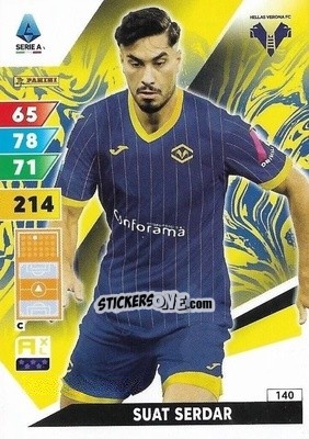 Sticker Suat Serdar - Calciatori 2024-2025. Adrenalyn XL
 n. 140 - Panini