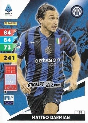 Sticker Matteo Darmian - Calciatori 2024-2025. Adrenalyn XL
 n. 151 - Panini