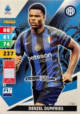 Sticker Denzel Dumfries - Calciatori 2024-2025. Adrenalyn XL
 n. 153 - Panini